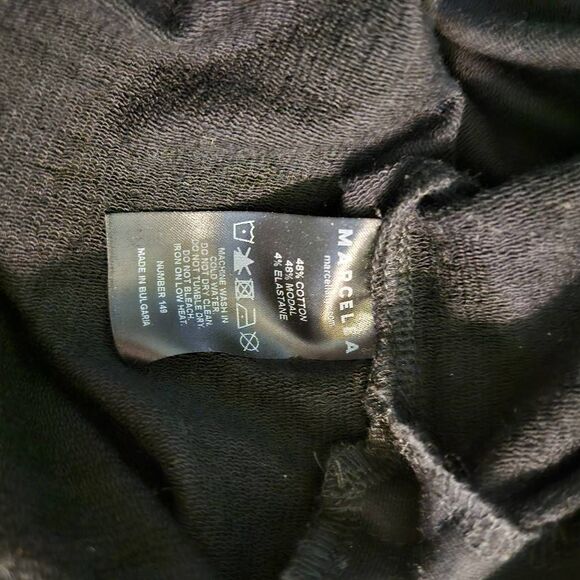 Marcella black Kensington asymmetrical minimalist dress. M. - Picture 4 of 4